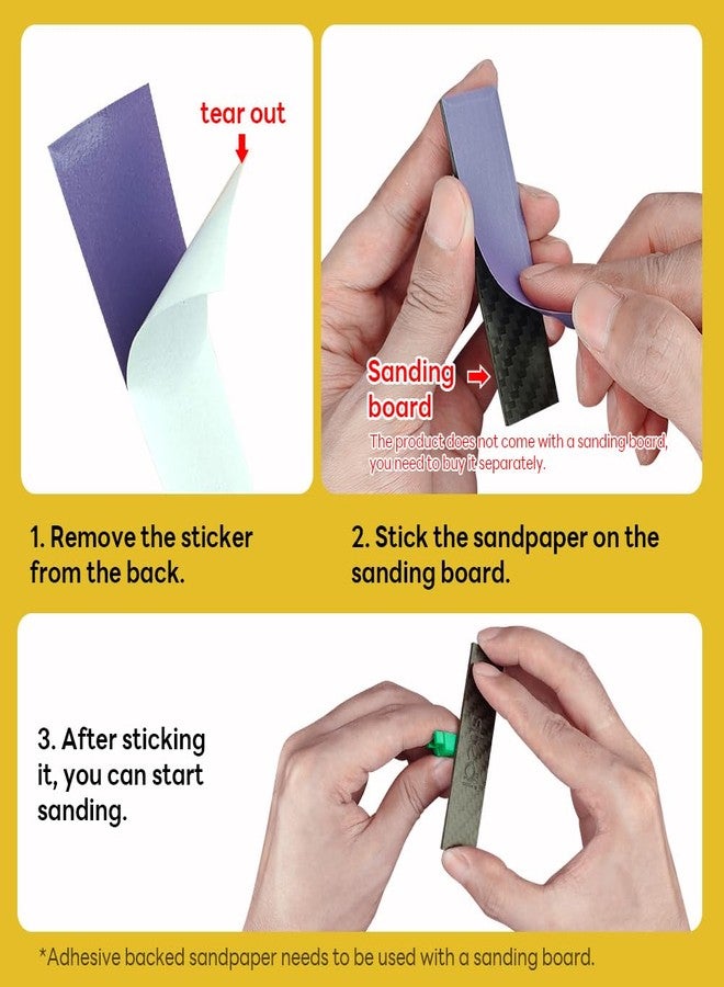 stedi Hobby Model Tools Sticky Sandpaper, Waterproof Wet/Dry Replaceable Reuse Sandpaper 1000 1200 1500 Grit for Plastic Models, Gunpla, 60 PCS - Image 5